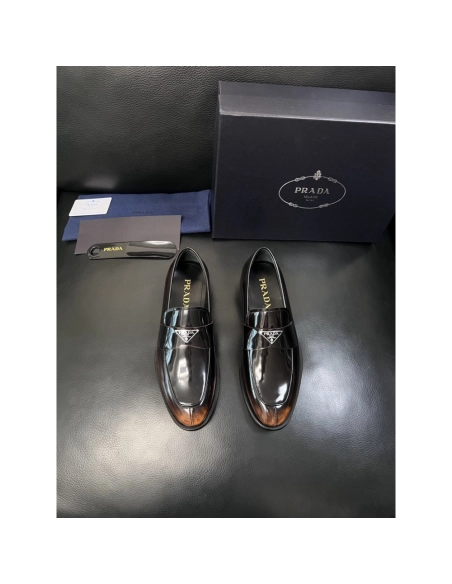 Prada leather shoes 059,PRADA SNEAKERS,Luxury Shoes