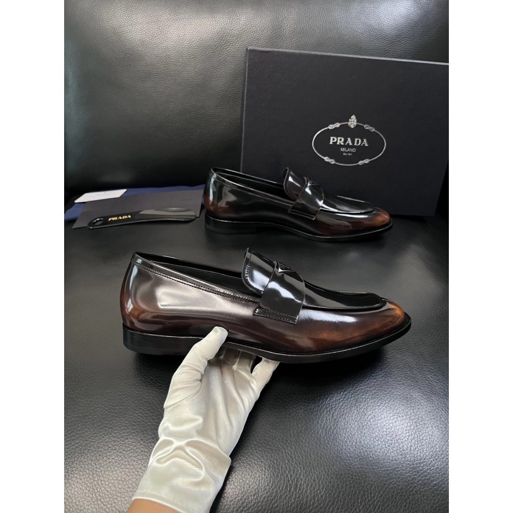 Prada leather shoes 059,PRADA SNEAKERS,Luxury Shoes