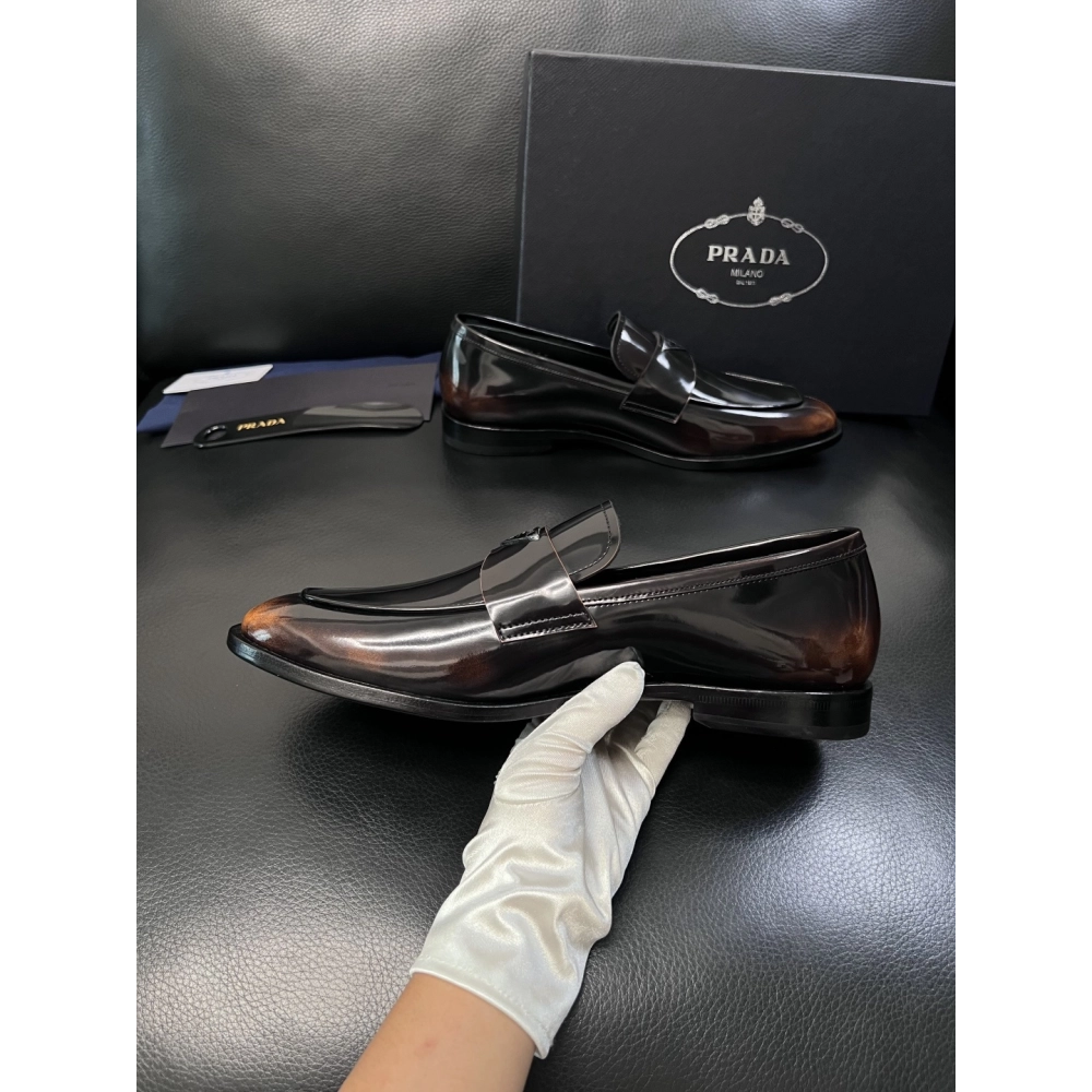 Prada leather shoes 059,PRADA SNEAKERS,Luxury Shoes