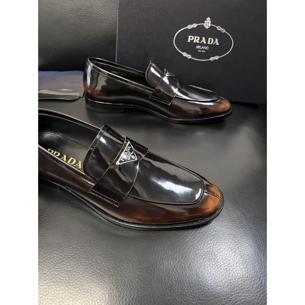 Prada leather shoes 059,PRADA SNEAKERS,Luxury Shoes