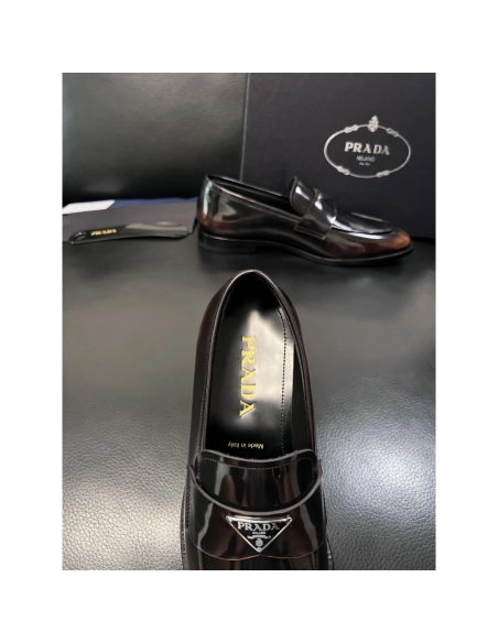 Prada leather shoes 059,PRADA SNEAKERS,Luxury Shoes