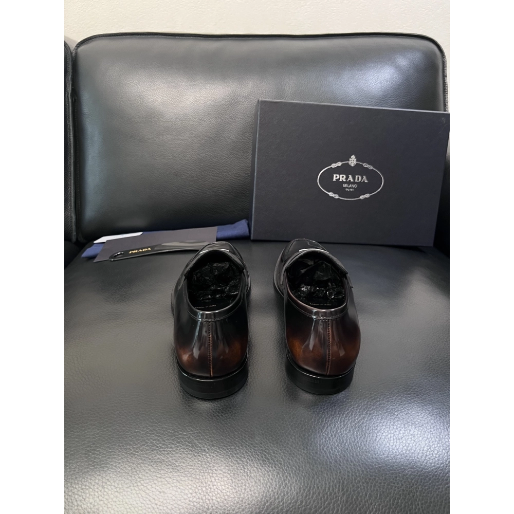 Prada leather shoes 059,PRADA SNEAKERS,Luxury Shoes