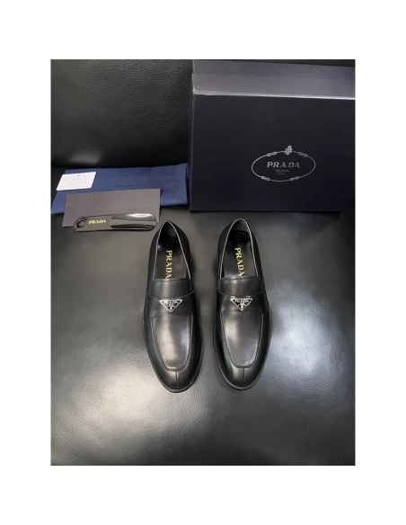 Prada leather shoes 060,PRADA SNEAKERS,Luxury Shoes