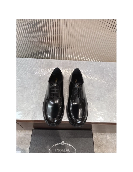 Prada leather shoes 061,PRADA SNEAKERS,Luxury Shoes