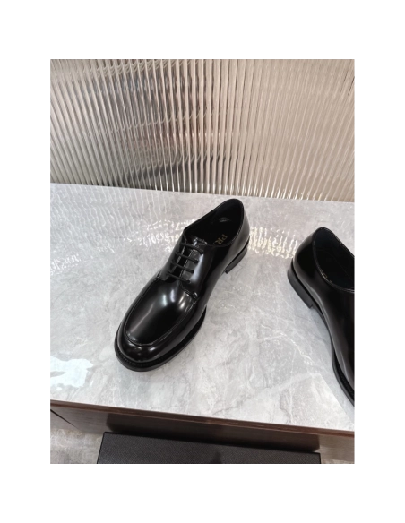 Prada leather shoes 061,PRADA SNEAKERS,Luxury Shoes