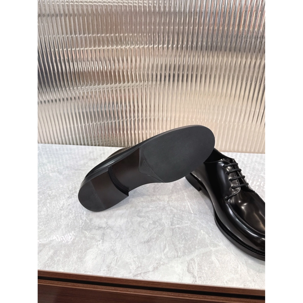 Prada leather shoes 061,PRADA SNEAKERS,Luxury Shoes