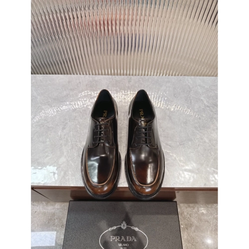 Prada leather shoes 062,PRADA SNEAKERS,Luxury Shoes