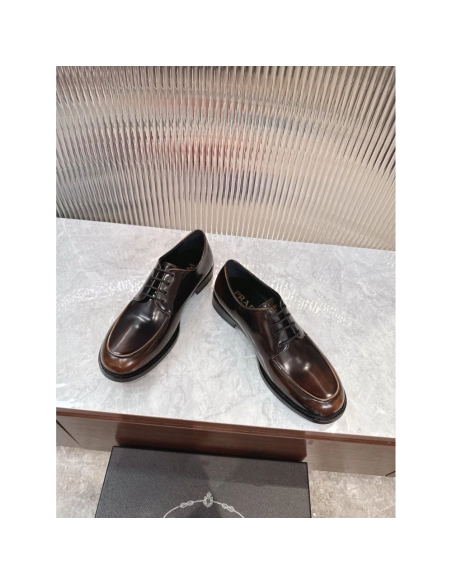 Prada leather shoes 062,PRADA SNEAKERS,Luxury Shoes
