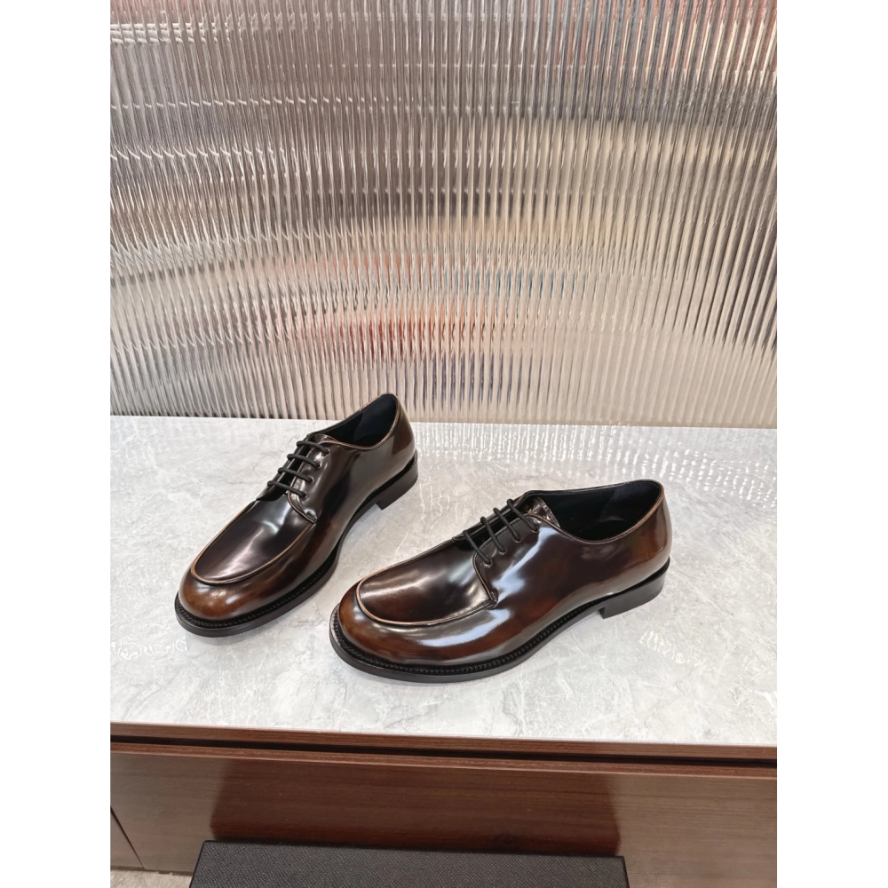 Prada leather shoes 062,PRADA SNEAKERS,Luxury Shoes