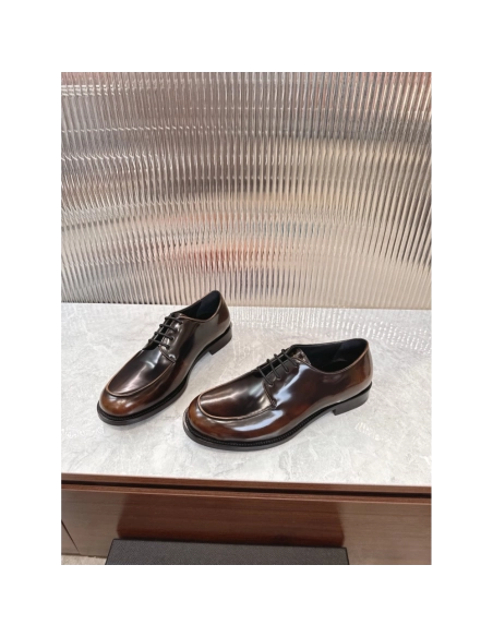 Prada leather shoes 062,PRADA SNEAKERS,Luxury Shoes