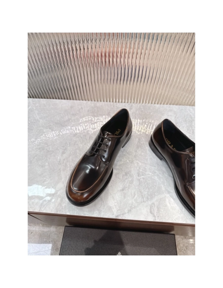 Prada leather shoes 062,PRADA SNEAKERS,Luxury Shoes
