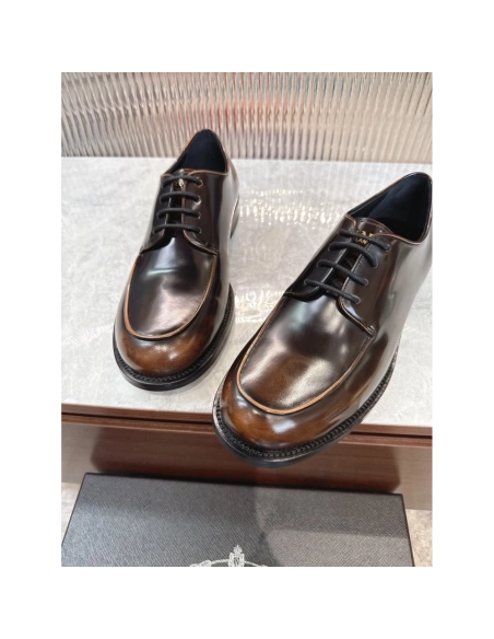 Prada leather shoes 062,PRADA SNEAKERS,Luxury Shoes