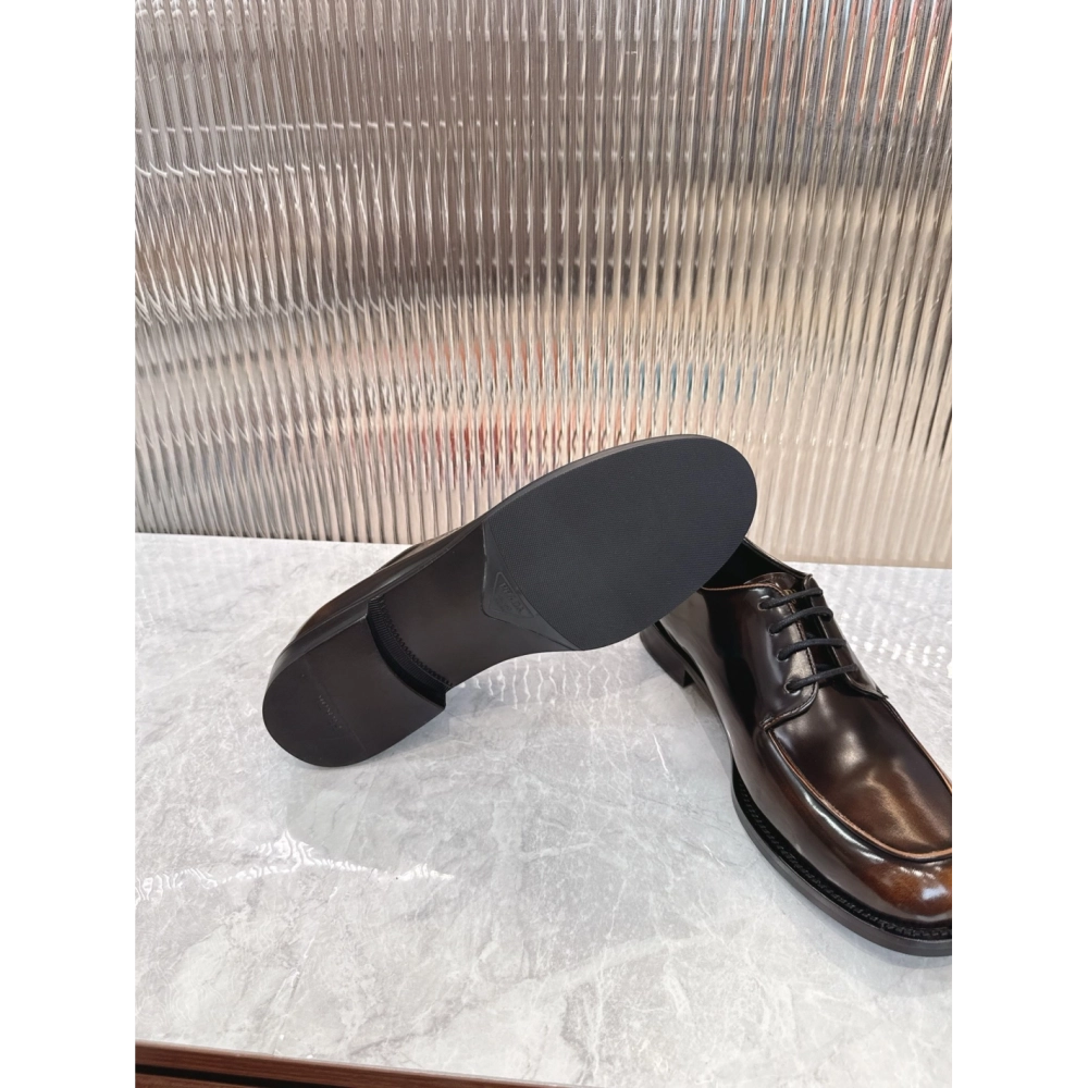 Prada leather shoes 062,PRADA SNEAKERS,Luxury Shoes
