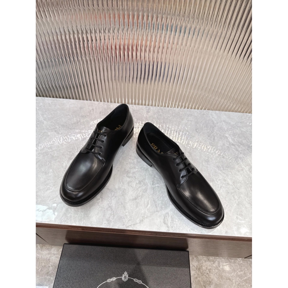 Prada leather shoes 063,PRADA SNEAKERS,Luxury Shoes