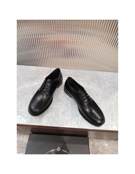 Prada leather shoes 063,PRADA SNEAKERS,Luxury Shoes