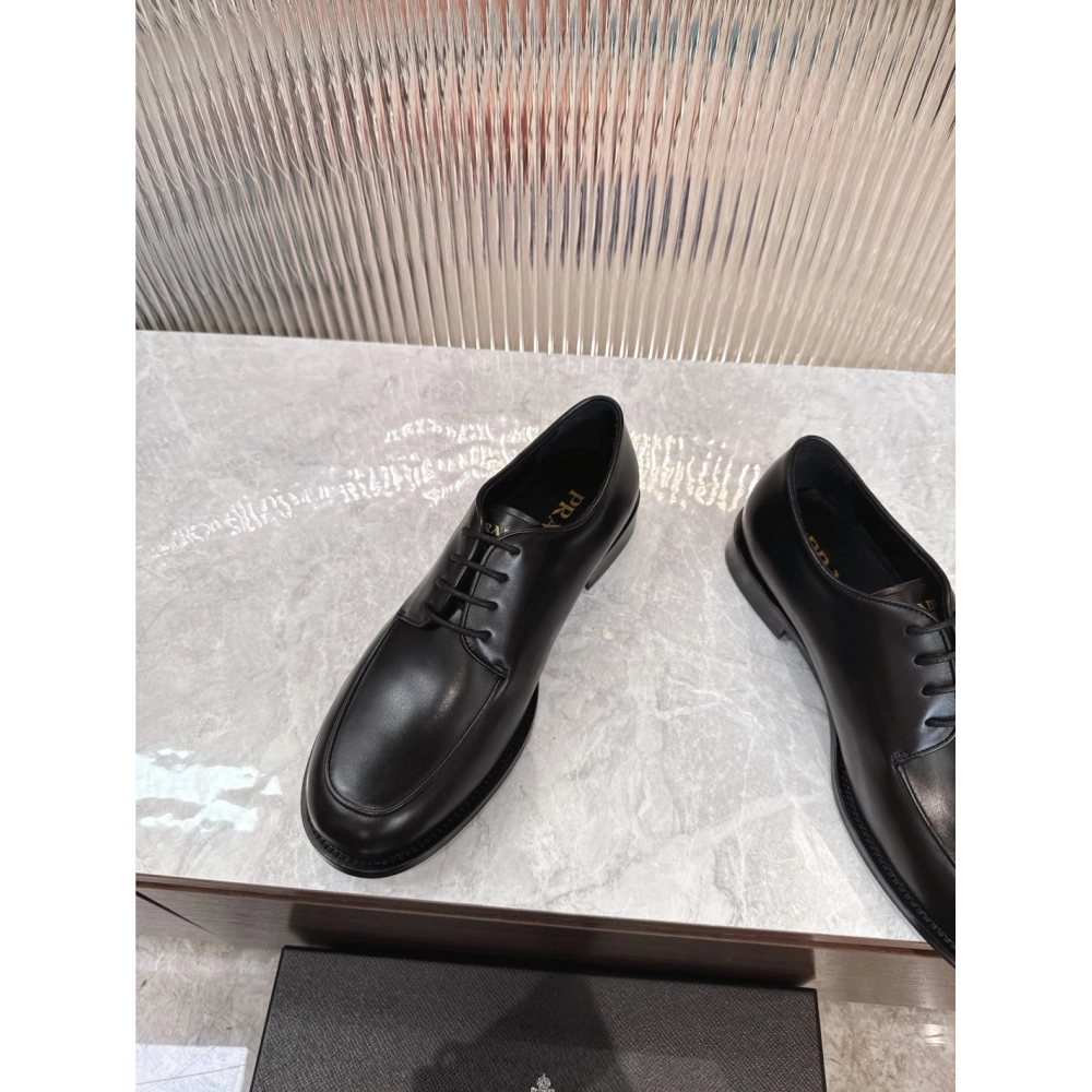 Prada leather shoes 063,PRADA SNEAKERS,Luxury Shoes