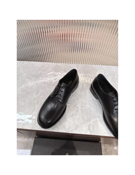 Prada leather shoes 063,PRADA SNEAKERS,Luxury Shoes