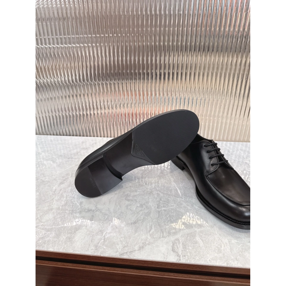 Prada leather shoes 063,PRADA SNEAKERS,Luxury Shoes
