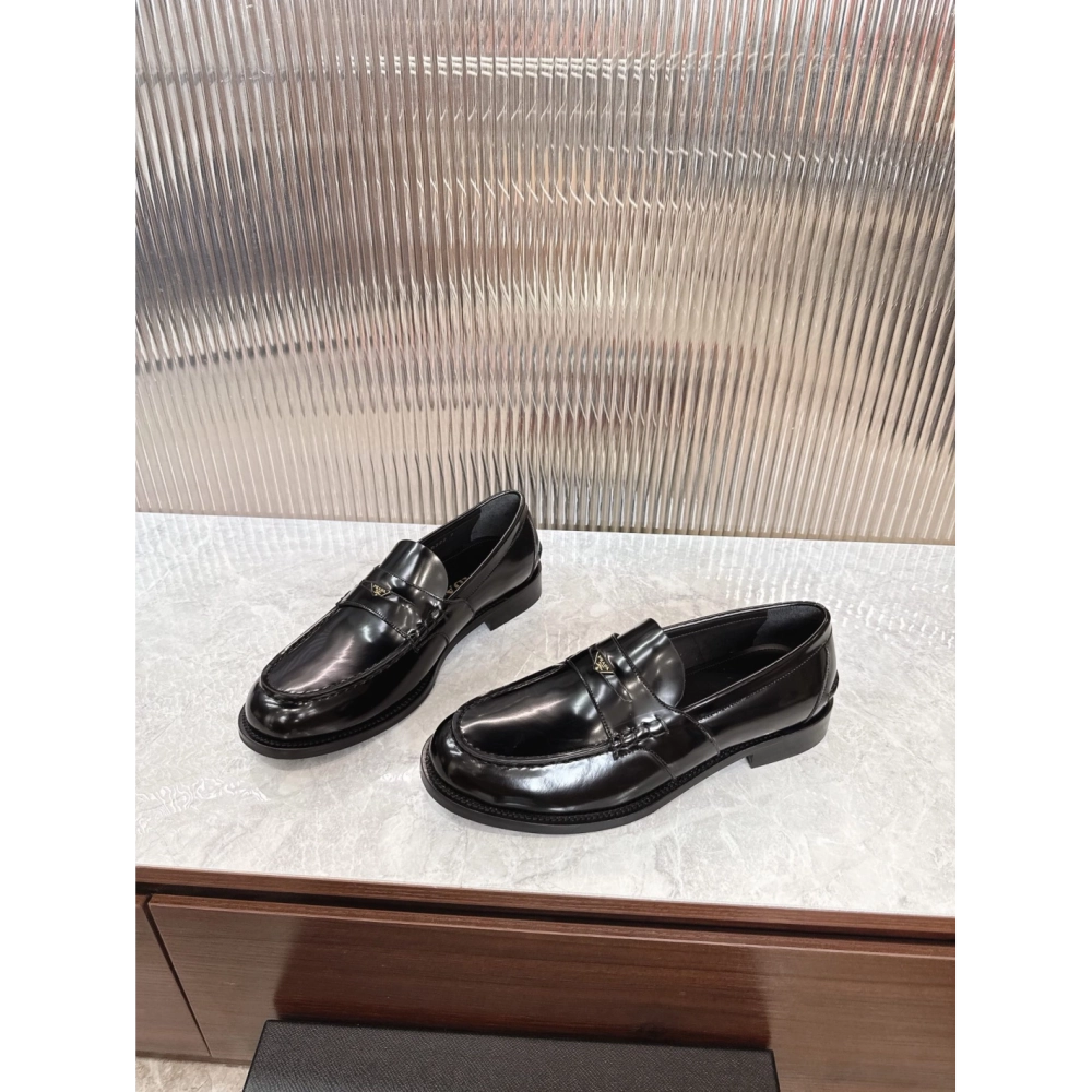 Prada leather shoes 064,PRADA SNEAKERS,Luxury Shoes