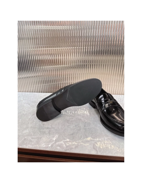 Prada leather shoes 064,PRADA SNEAKERS,Luxury Shoes