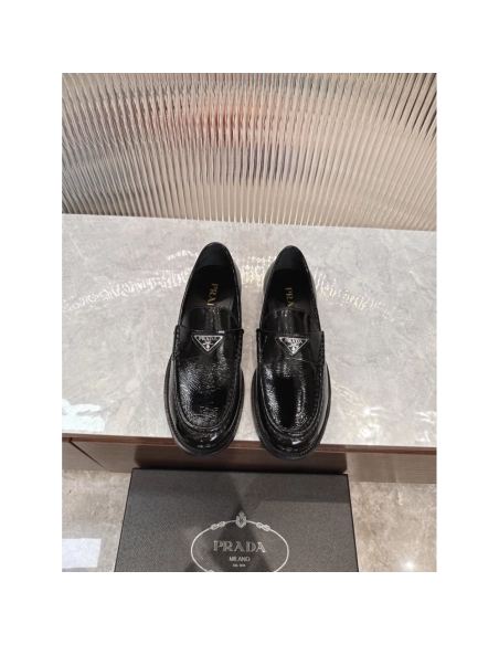 Prada leather shoes 065,PRADA SNEAKERS,Luxury Shoes