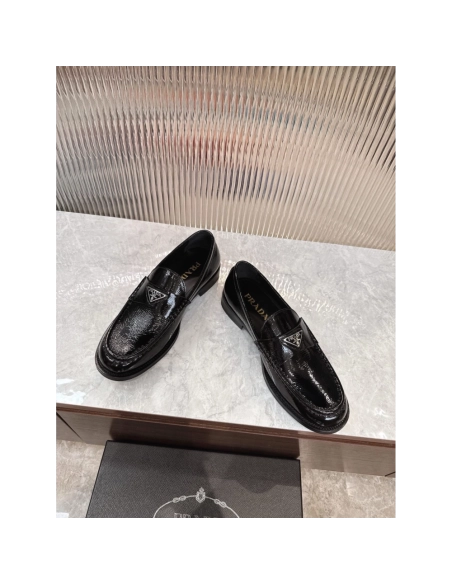 Prada leather shoes 065,PRADA SNEAKERS,Luxury Shoes