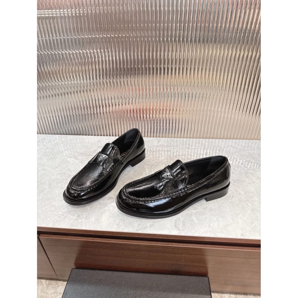 Prada leather shoes 065,PRADA SNEAKERS,Luxury Shoes