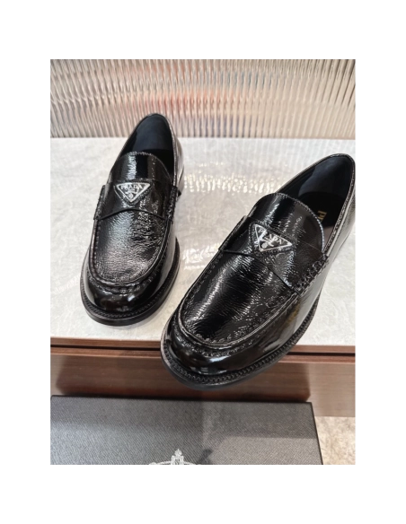 Prada leather shoes 065,PRADA SNEAKERS,Luxury Shoes
