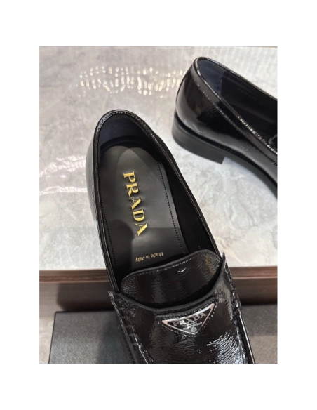 Prada leather shoes 065,PRADA SNEAKERS,Luxury Shoes