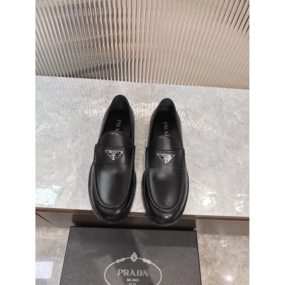 Prada leather shoes 066,PRADA SNEAKERS,Luxury Shoes