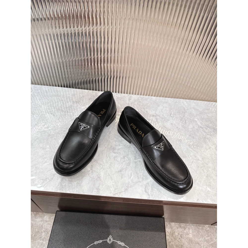 Prada leather shoes 066,PRADA SNEAKERS,Luxury Shoes