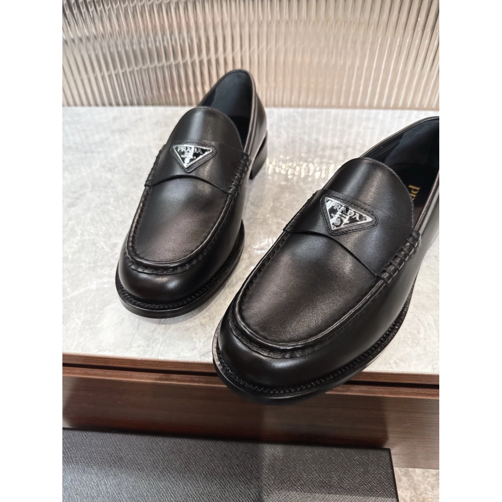 Prada leather shoes 066,PRADA SNEAKERS,Luxury Shoes