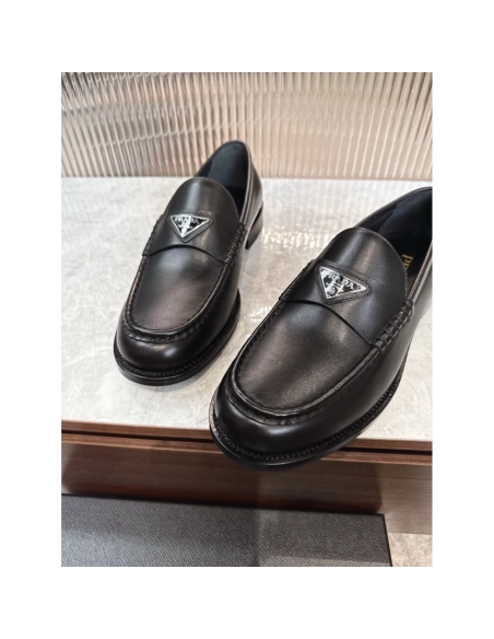 Prada leather shoes 066,PRADA SNEAKERS,Luxury Shoes