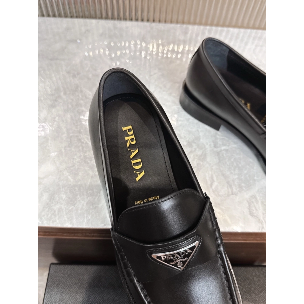 Prada leather shoes 066,PRADA SNEAKERS,Luxury Shoes