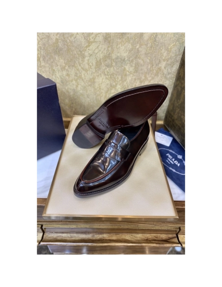 Prada leather shoes 067,PRADA SNEAKERS,Luxury Shoes
