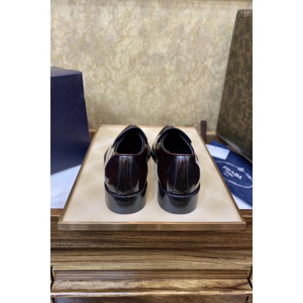 Prada leather shoes 067,PRADA SNEAKERS,Luxury Shoes