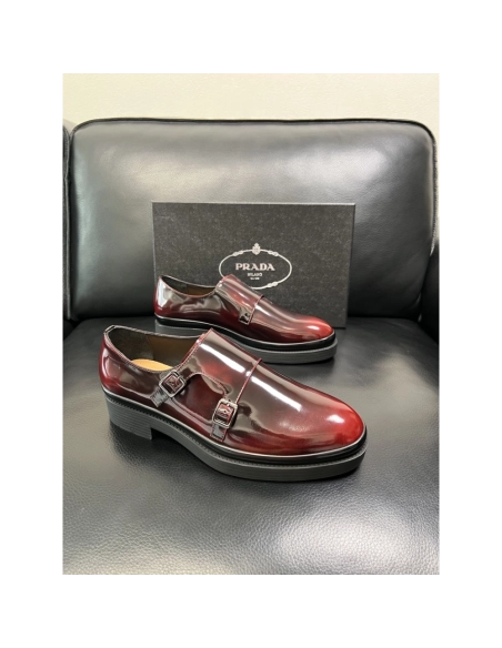 Prada leather shoes 071,PRADA SNEAKERS,Luxury Shoes