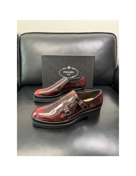 Prada leather shoes 071,PRADA SNEAKERS,Luxury Shoes
