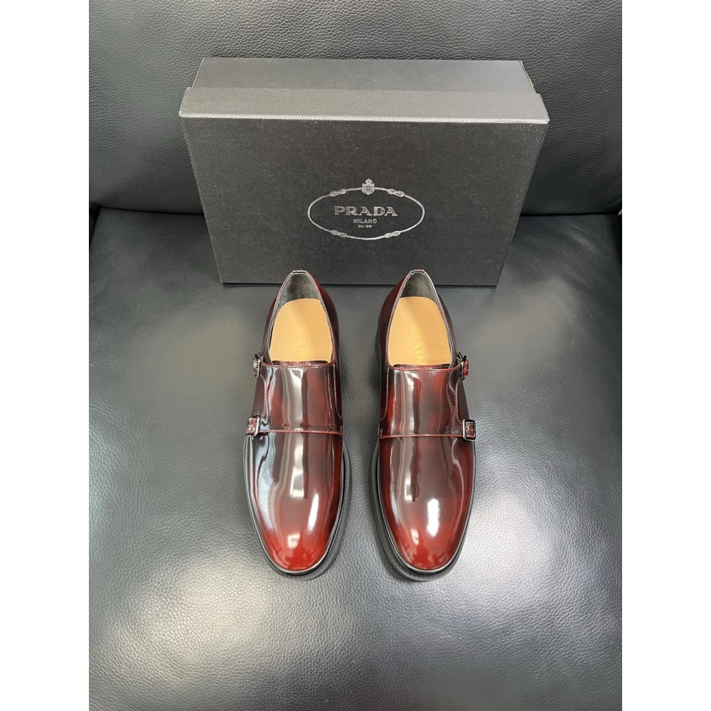 Prada leather shoes 071,PRADA SNEAKERS,Luxury Shoes