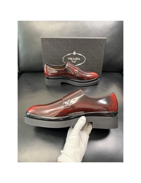 Prada leather shoes 071,PRADA SNEAKERS,Luxury Shoes