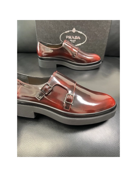 Prada leather shoes 071,PRADA SNEAKERS,Luxury Shoes