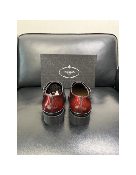 Prada leather shoes 071,PRADA SNEAKERS,Luxury Shoes
