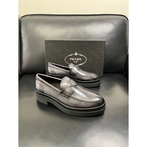 Prada leather shoes 072,PRADA SNEAKERS,Luxury Shoes