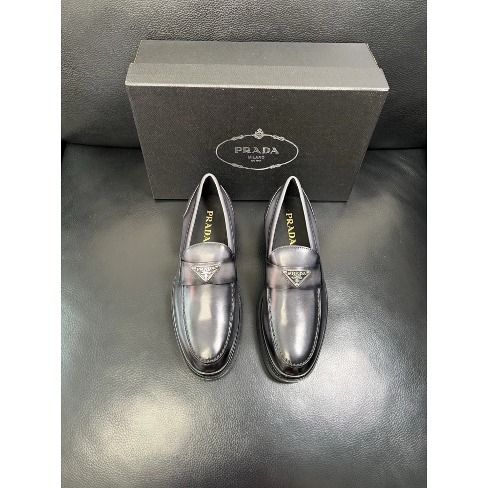 Prada leather shoes 072,PRADA SNEAKERS,Luxury Shoes
