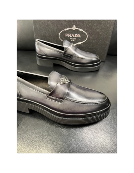 Prada leather shoes 072,PRADA SNEAKERS,Luxury Shoes