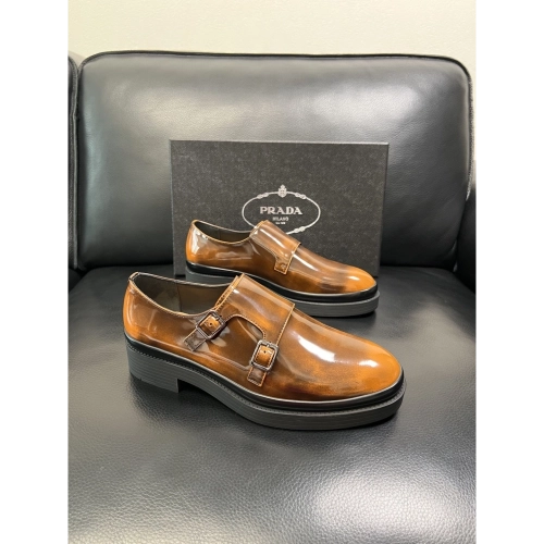 Prada leather shoes 073,PRADA SNEAKERS,Luxury Shoes