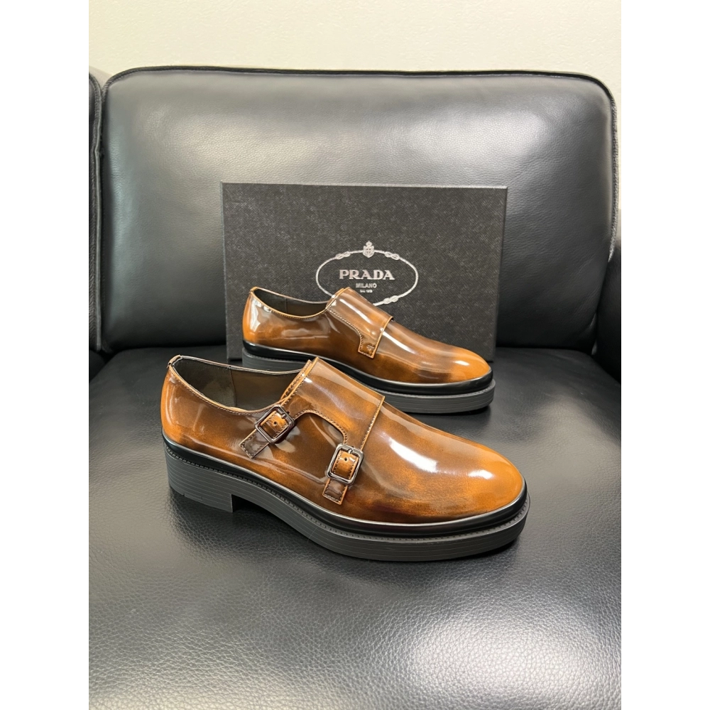 Prada leather shoes 073,PRADA SNEAKERS,Luxury Shoes
