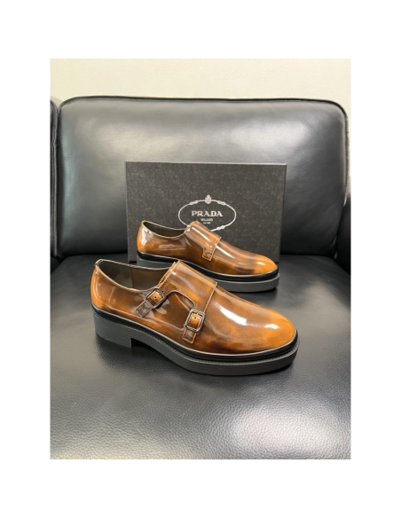 Prada leather shoes 073,PRADA SNEAKERS,Luxury Shoes