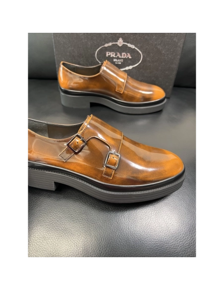 Prada leather shoes 073,PRADA SNEAKERS,Luxury Shoes