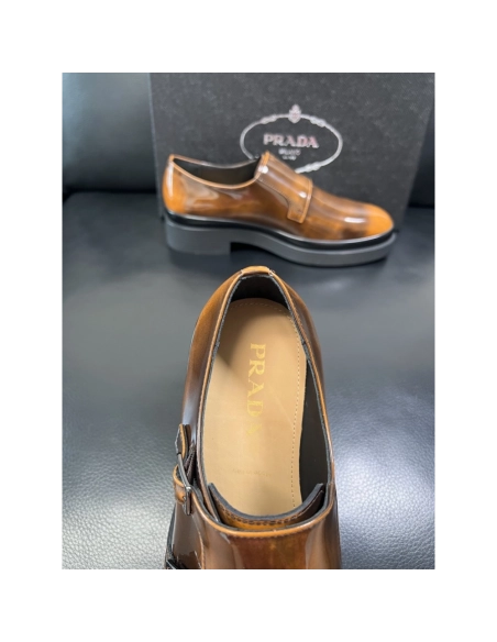 Prada leather shoes 073,PRADA SNEAKERS,Luxury Shoes